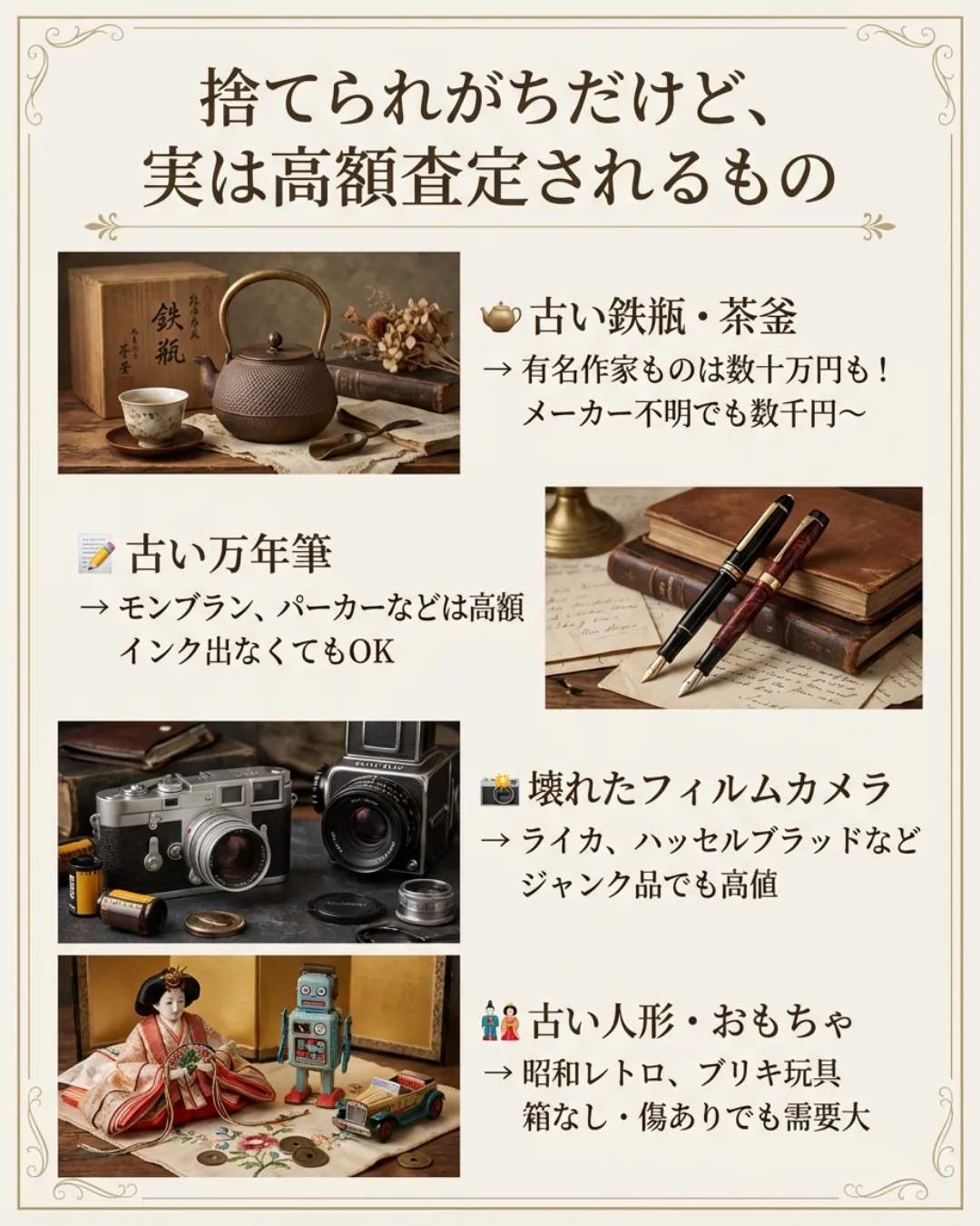 おじいちゃんの部屋を片付けていたら、
