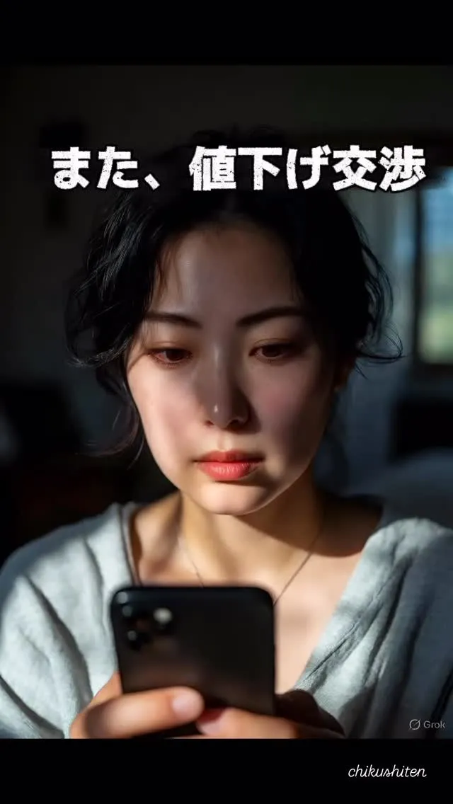 値下げ交渉のコメント